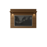 Manhattan Comfort 82351 Cabrini Floating Wall TV Panel 2.2 in Nut Brown